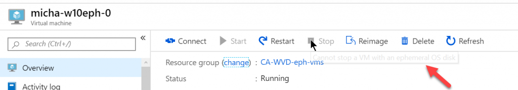 Cannot Stop VM